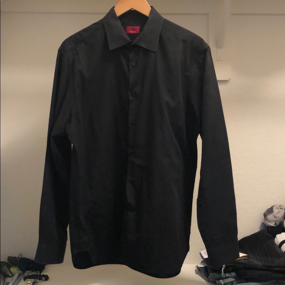Black Alfani button up. Size L.